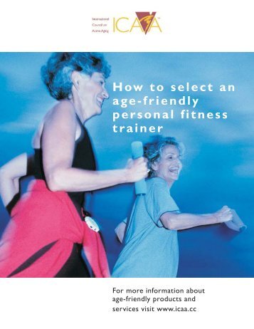 How to select an age-friendly personal fitness trainer