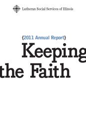 {2011 Annual Report} - Lutheran Social Services of Illinois