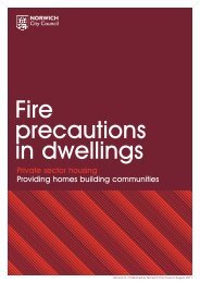Fire precautions in dwellings - Norwich City Council