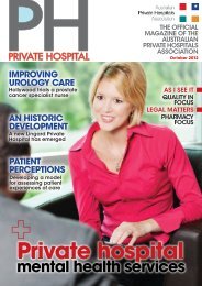 October 2012 - Australian Private Hospitals Association