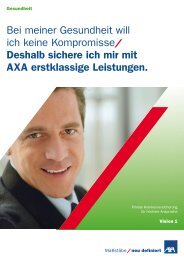 Axa PKV Vision 1 - Private Krankenversicherung