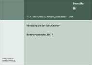 Kapitel 1 - des Lehrstuhls für Mathematische Statistik - TUM