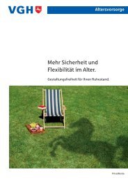 Risikolebensversicherung Vgh Versicherung Gottingen Eckart