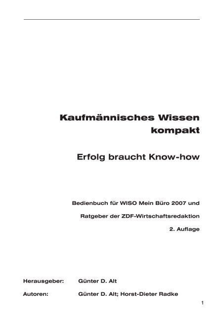Kaufmännisches Wissen kompakt - Buhl Data Service GmbH