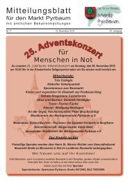 Mitteilungsblatt November 2010 - Markt Pyrbaum
