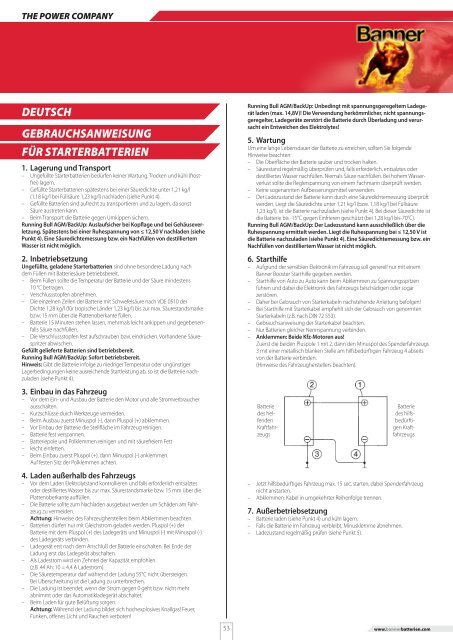 ZUORDNUNGSLISTE APPLICATION LIST