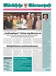 „Laubenpieper“-Schau zog Massen an - Kreisverband Potsdam der ...