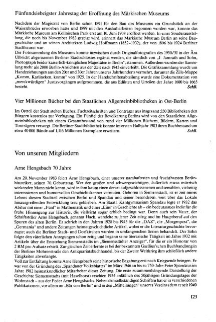 Mitteilungen des Vereins für die Geschichte Berlins 1983