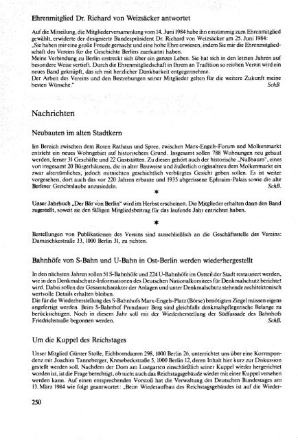 Mitteilungen des Vereins für die Geschichte Berlins 1983