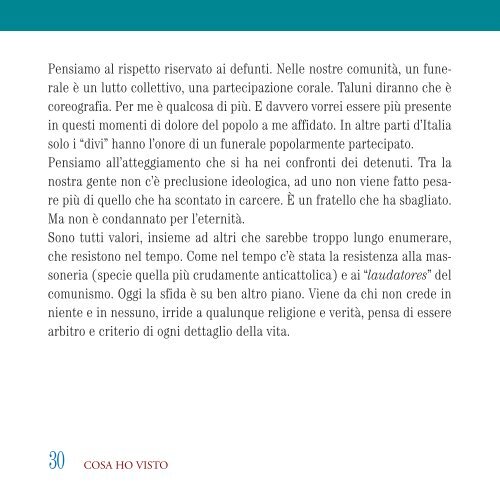 Che cosa ho visto.pdf - Parrocchia San Pietro Pirri