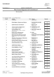 Liste de Départ - Centre Equestre de Corminboeuf