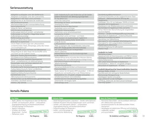 ŠKODA Superb – Preisliste - Skoda