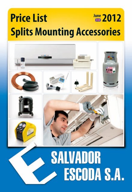 Price List - Splits Mounting Accessories - Salvador Escoda SA