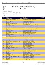 Liste de Départ - Centre Equestre de Corminboeuf