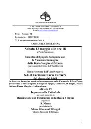 CS 12 - 20 maggio Beata Vergine di San Luca - Chiesa di Bologna