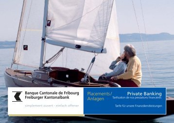 Private Banking - Banque Cantonale de Fribourg