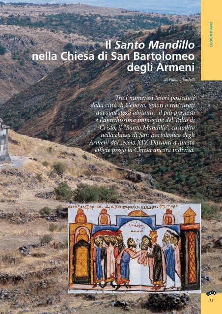 “Santo Mandillo”, custodito nella chiesa di San Bartolomeo degli ...