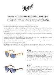 PERSOL FALL/WINTER 2012-2013 COLLECTION