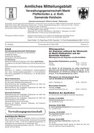 Amtliches Mitteilungsblatt Verwaltungsgemeinschaft/Markt ...