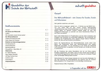 1. Newsletter - HAK Imst