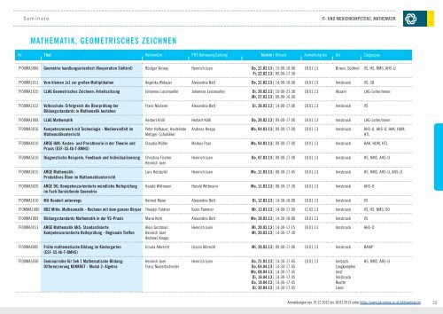 Seminarprogramm PDF zum Download - Pädagogische Hochschule ...