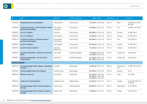 Seminarprogramm PDF zum Download - Pädagogische Hochschule ...