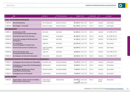 Seminarprogramm PDF zum Download - Pädagogische Hochschule ...