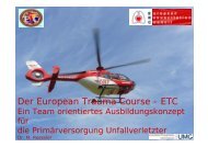 Der European Trauma Course - ETC