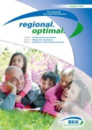 regional. optimal. - BKK Scheufelen