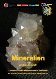 Die Mineralien - AWO Mineraliengruppe