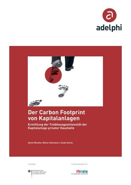 Der Carbon Footprint von Kapitalanlagen - adelphi