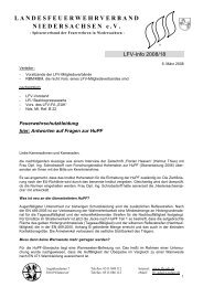 LFV-Info 18-2008 - Feuerwehrschutzkleidung - Infoportal der ...
