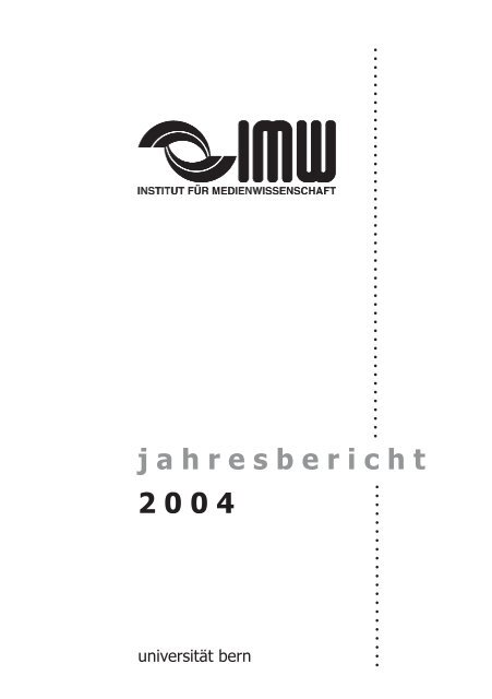 j a h r e s b e r i c h t 2 0 0 4 - Institut für Kommunikations- und ...