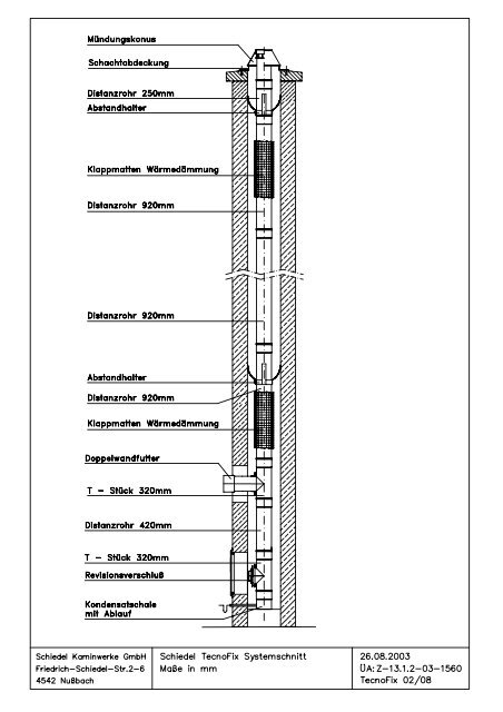 Zeichen\TecnoFix\Stand 27.08.2003\Systemschnitt.dwg ... - Schiedel