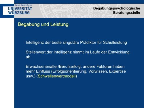 Begabungspsychologische Beratungsstelle