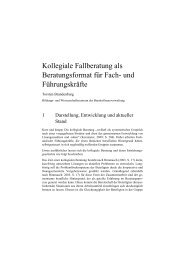 Kollegiale Fallberatung als Beratungsformat für ... - Meinald Thielsch