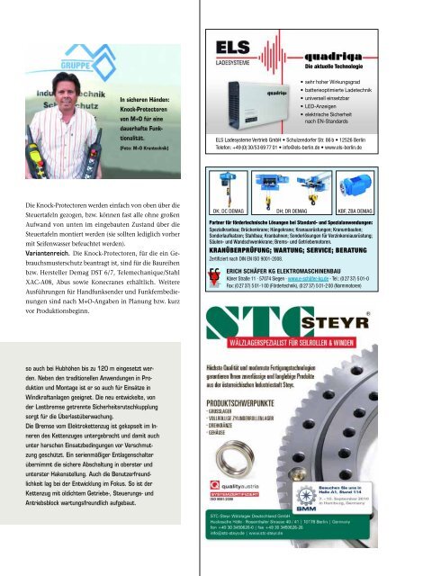 nvestm - Kran- und Hebetechnik Fachzeitschrift