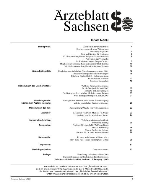 Sachsen 1/2003 - Sächsische