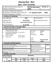 Electoral Roll - 2012