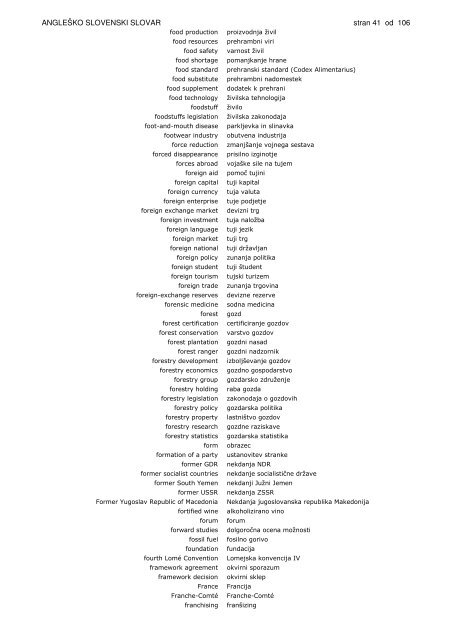 Anglesko-slovenski slovar gospodarstva in politike - Slovarji.info