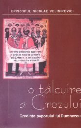 Sf. Nicolae Velimirovici – O talcuire la Crez