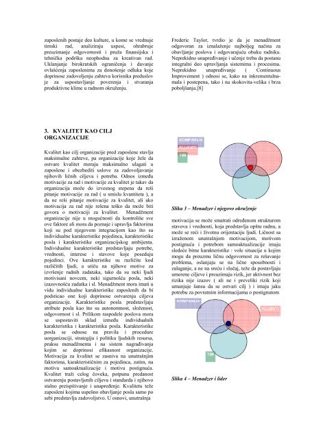 menadzment, kvalitet i procesi kod preduzeca u današnjem