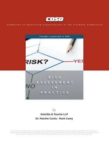 Assessment in Practice - Coso