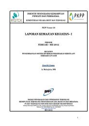 LAPORAN KEMAJUAN KEGIATAN– I - PKPP