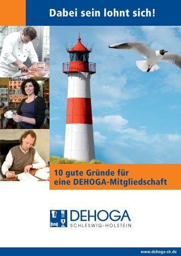 Broschüre! - DEHOGA Schleswig-Holstein