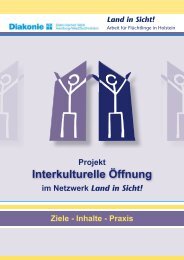 Projekt im Netzwerk Land in Sicht! Ziele - Inhalte - Praxis