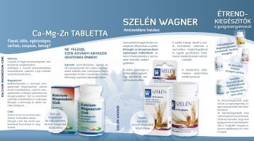 Szórólap: Kalcium - Magnézium - Cink - Praxipharm