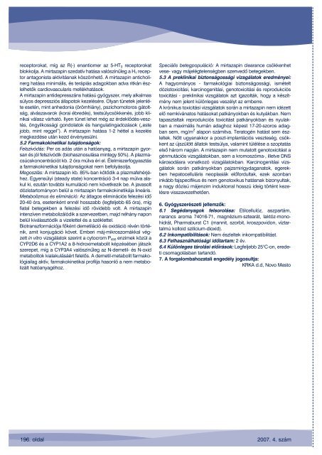 Hungaropharma ZRt. 2007 - 04 számú közlemény