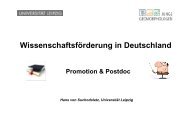 Wissenschaftsförderung in Deutschland - Deutscher Arbeitskreis für ...