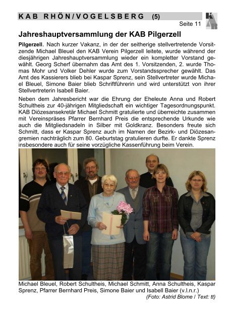 Februar 2009 - KAB DV Fulda